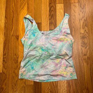 Oasis Twist Built-In Bra Tank - Large - WORN 1x